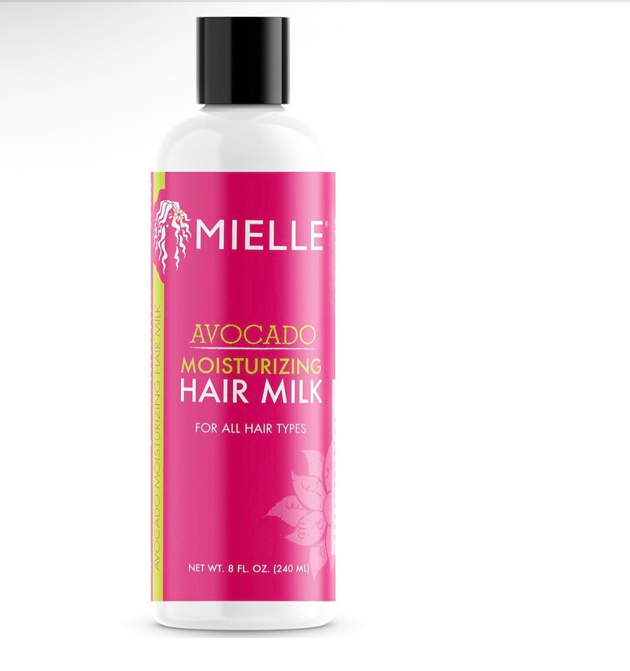 Mielle Organics Avocado Hair Milk for All Hair Types, Moisturizing Lotion for Dry Hair, 8 Ounces