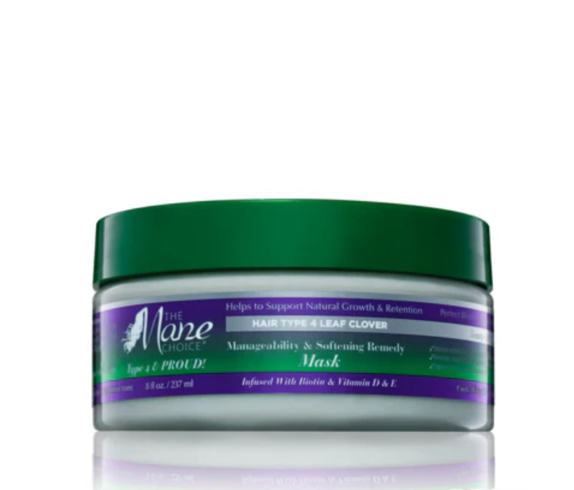 The Mane Choice - Hair Type 4 Leaf Clover: Manageability & Softening Remedy Mask,8 Fl Oz